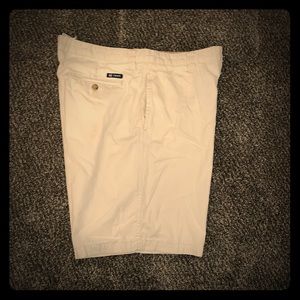 Chaps 34” waist khaki shorts -light tan - 34 waist
